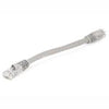 TechCraft Cat5e Ethernet Network Cable 350 MHz RJ-45 0.5 Foot Gray - - Mounts For Less