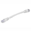TechCraft Cat5e Ethernet Network Cable 350 MHz RJ-45 0.5 Foot White - 89-0947 - Mounts For Less