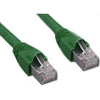 TechCraft Cat6a Straight-Through Ethernet Cable Network 10 Gbit/S RJ-45 Shielded Green 75 ft - 98-C-75STP-C6AGN - Mounts For Less