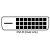TechCraft DVI-D Male/Female Extension Cable 2 Meters (6.5 ft) Black - 98-CDVI-MFDL2M - Mounts For Less