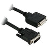 TechCraft DVI-D Male/Female Extension Cable 2 Meters (6.5 ft) Black - 98-CDVI-MFDL2M - Mounts For Less