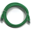 TechCraft Ethernet cable network Cat5e RJ-45 shielded 0.5 ft Green - 89-0451 - Mounts For Less