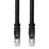 TechCraft - FTP Network Cable with Metal Connectors CAT8, Shielded, 15 Feet Length, Black - - Mounts For Less