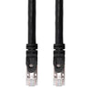 TechCraft - FTP Network Cable with Metal Connectors CAT8, Shielded, 15 Feet Length, Black - 98-C-C8-15BK - Mounts For Less