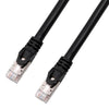 TechCraft - FTP Network Cable with Metal Connectors CAT8, Shielded, 15 Feet Length, Black - 98-C-C8-15BK - Mounts For Less