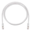 TechCraft - FTP Network Cable with Metal Connectors CAT8, Shielded, 2 Feet Length, White - 98-C-C8-02W - Mounts For Less
