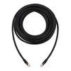 TechCraft - FTP Network Cable with Metal Connectors CAT8, Shielded, 25 Feet Length, Black - 98-C-C8-25BK - Mounts For Less