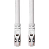 TechCraft - FTP Network Cable with Metal Connectors CAT8, Shielded, 25 Feet Length, White - - Mounts For Less