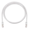 TechCraft - FTP Network Cable with Metal Connectors CAT8, Shielded, 25 Feet Length, White - - Mounts For Less