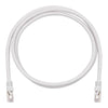 TechCraft - FTP Network Cable with Metal Connectors CAT8, Shielded, 3 Feet Length, White - 98-C-C8-03W - Mounts For Less