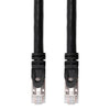 TechCraft - FTP Network Cable with Metal Connectors CAT8, Shielded, 5 Feet Length, Black - 98-C-C8-05BK - Mounts For Less