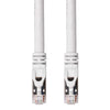 TechCraft - FTP Network Cable with Metal Connectors CAT8, Shielded, 7 Feet Length, White - 98-C-C8-07W - Mounts For Less