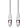 TechCraft - FTP Network Cable with Metal Connectors CAT8, Ultra-thin, Shielded, 1 Feet Length, White - 98-C-C8S-01W - Mounts For Less