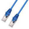 TechCraft - FTP Network Cable with Metal Connectors CAT8, Ultra-thin, Shielded, 2 Feet Length, Blue - 98-C-C8S-02B - Mounts For Less