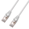 TechCraft - FTP Network Cable with Metal Connectors CAT8, Ultra-thin, Shielded, 2 Feet Length, White - 98-C-C8S-02W - Mounts For Less