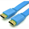 TechCraft Flat HDMI Cable V1.4 Support 3D And Ethernet 1080P 5 Feets Blue - 98-CHDMI-FL5LBP - Mounts For Less