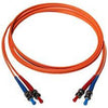 TechCraft Optic Fiber Network Cable OM1 ST to ST Orange 5 meters (16.5 ft) - 98-CFOD-STST5M - Mounts For Less