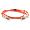 TechCraft Optic Fiber Network Cable OM2 LC to LC Orange 1 meter (3 ft) - 98-CFO50-LCLC1M - Mounts For Less