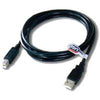 TechCraft USB 2.0 Cables with A/B Connectors 1 ft Black - 98-CUSB2-AB01BK - Mounts For Less