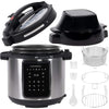 Thomson - 9-in1 Pressure Cooker and Air Fryer, 6 Liter Capacity, Stainless Steel - 67-APTFPC607 - Mounts For Less