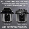 Thomson - 9-in1 Pressure Cooker and Air Fryer, 6 Liter Capacity, Stainless Steel - 67-APTFPC607 - Mounts For Less