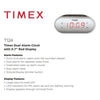 Timex - Clock Radio with LED Display and Mirror Finish, Black - 78-137167 - Mounts For Less