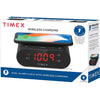Timex - Dual Alarm Clock Radio with LED Display, Wireless Charging and Battery Backup, Black - 78-136980 - Mounts For Less