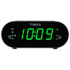 Timex - FM Clock Radio With Wireless Charging and USB Port, Black - 78-134789 - Mounts For Less