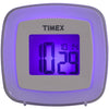 Timex T104WC - Portable Dual Alarm Alarm Clock with Colored LED Lights, White - 78-119814 - Mounts For Less