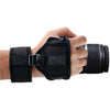 USA GEAR GRCMDG0110BKUS Dual Grip Hand Support and Wrist Strap Black - 78-120800 - Mounts For Less