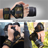 USA GEAR GRCMDG0110CGEW Professional Camera Grip Hand Strap with Green Camouflage Neoprene Design Camo Green - 78-122610 - Mounts For Less