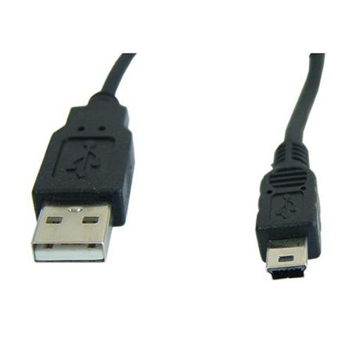USB 2.0 Cables with A Male Connector to Mini USB 5pin - 3 ft - 03-0069 - Mounts For Less
