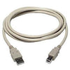 USB 2.0 Cables with A/B Connectors 6 feets Beige - 03-0040B - Mounts For Less