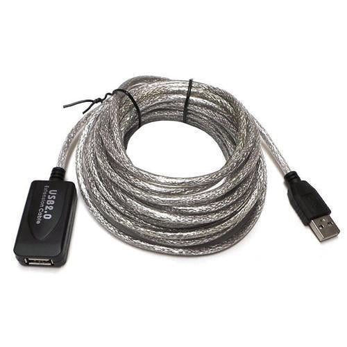 USB 2.0 Extension Cable A Connectors Male/Female 50 ft ACTIVE - 03-0083 - Mounts For Less