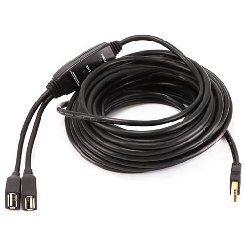 USB 2.0 Extension Cables Type A 1x Male/ 2x Female 32 ft ACTIVE - 03-0065 - Mounts For Less