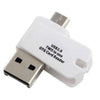 USB 2.0 OTG Adapter 2 in 1 Micro USB to USB A Male & Micro SD Card Reader - 03-0152 - Mounts For Less