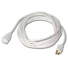 Universal power cord extension Computer, HDTV etc. 10ft White - 06-0104 - Mounts For Less