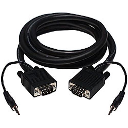 VGA to VGA Cable 12 feet high quality with 3.5mm jacks - 03-0140 - Mounts For Less