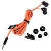 Veho Z1 - Wired In-Ear Headphones with Tangle-free Cord, Orange - 67-CEVEP-003-Z1-OR - Mounts For Less