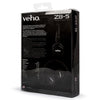 Veho ZB-5 - Bluetooth, Lightweight and Foldable Headset with Microphone and Audio Controls Black - 67-CEVEP-012-ZB5 - Mounts For Less