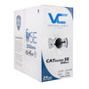 Vertical Cable 059-486CMXT Outdoor Direct Burial CAT5e Network Cable CMX ETL 24AWG Black 1000' - - Mounts For Less