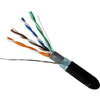 Vertical Cable 059-486CMXT Outdoor Direct Burial CAT5e Network Cable CMX ETL 24AWG Black 1000' - - Mounts For Less