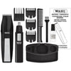 WAHL - Set of 11 Pieces, Battery Beard Trimmer and Nose and Ear Trimmer, Gray - 65-326376 - Mounts For Less