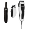 WAHL - Set of Personal Clippers and Barber Kit Containing 23 Pieces, Black and White - - Mounts For Less