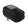 Wall USB Charger/Power Supply certified 5V 2.4A Black - 60-0113 - Mounts For Less