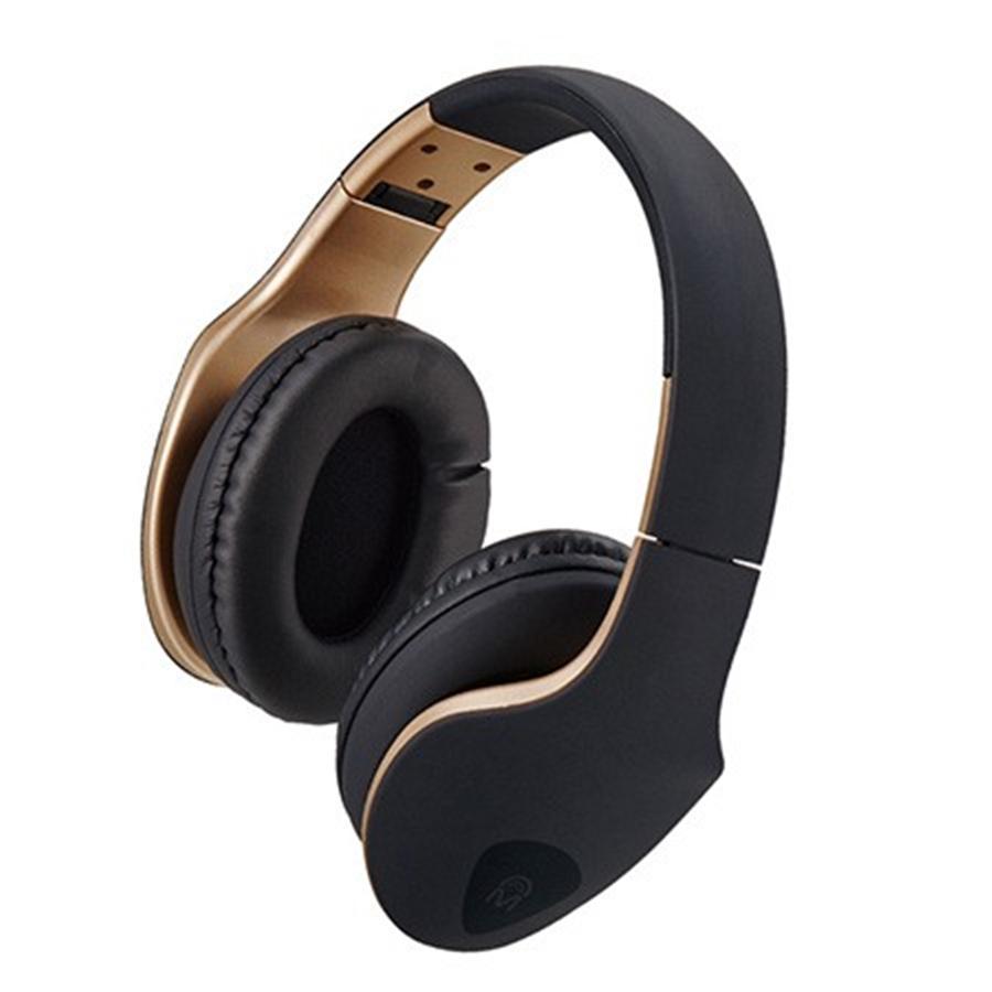 Xpert DJ - Foldable Wired Headset with Microphone, Gold - 67-CE618-GOLD - Mounts For Less