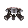 Xtricity - 3 Heads Ceiling Light, 10.03 '' Width, From The Walter Collection, Black - 76-5-90071 - Mounts For Less