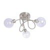Xtricity - 3 Heads Ceiling Light, 16.9 '' Width, From The Oscar Collection, Silver - 76-5-90079 - Mounts For Less