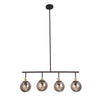 Xtricity - 4 Head Pendant Lights, 11 '' Height, From Bolton Collection, Black - 76-5-90003 - Mounts For Less