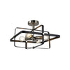 Xtricity - 4-Light Ceiling Light, 16.5'' Width, From the Sunkey Collection, Black - 76-5-90246 - Mounts For Less